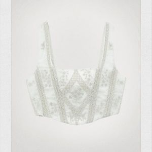 Zara Embroidered Corset